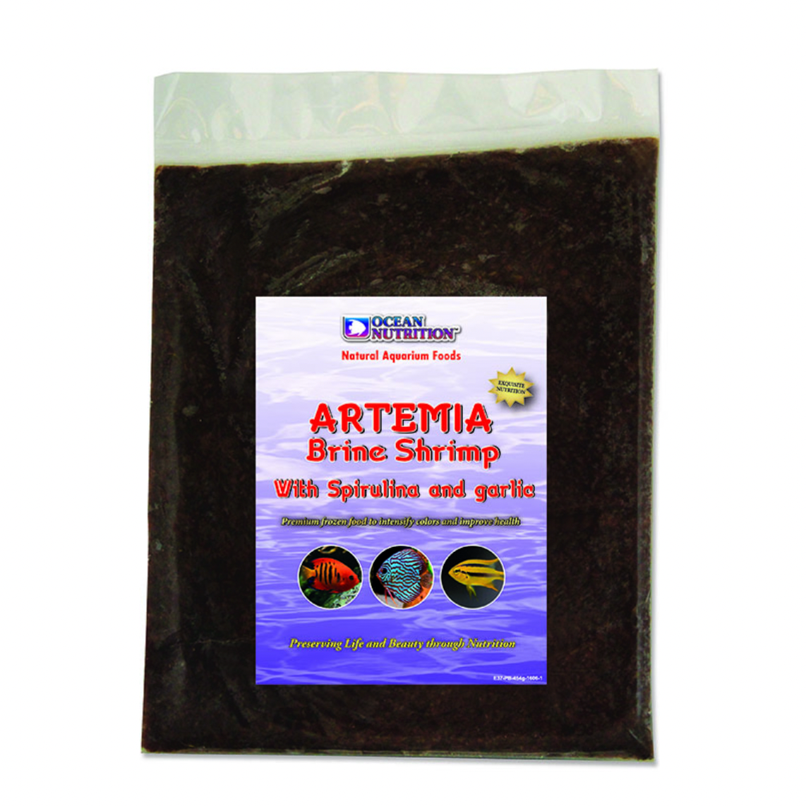 Ocean Nutrition - Frozen Artemia Brine Shrimp with Spirulina & Garlic