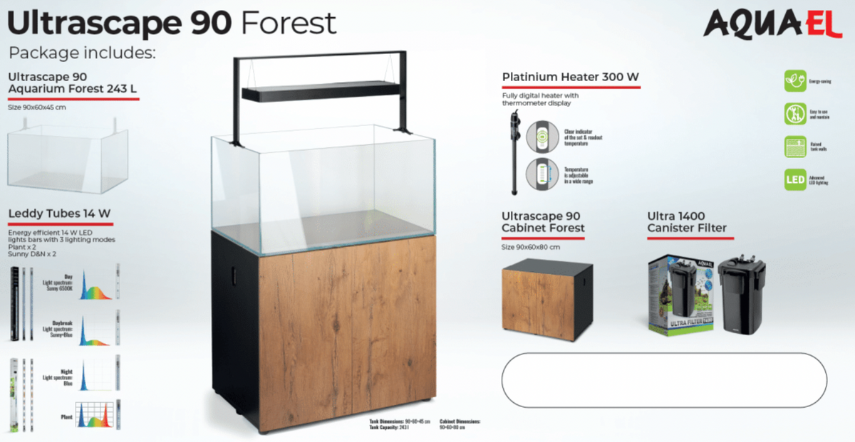 Aquael Ultrascape Forrest Package