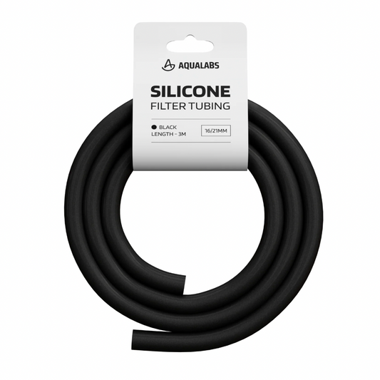 AquaLabs Silicone Filter Tubing Black 16/21 3m