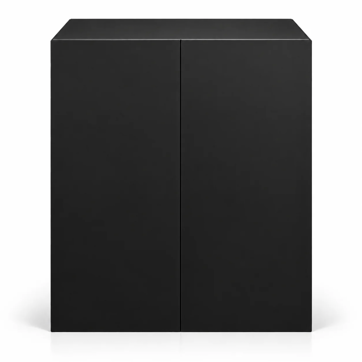black aquarium cabinet