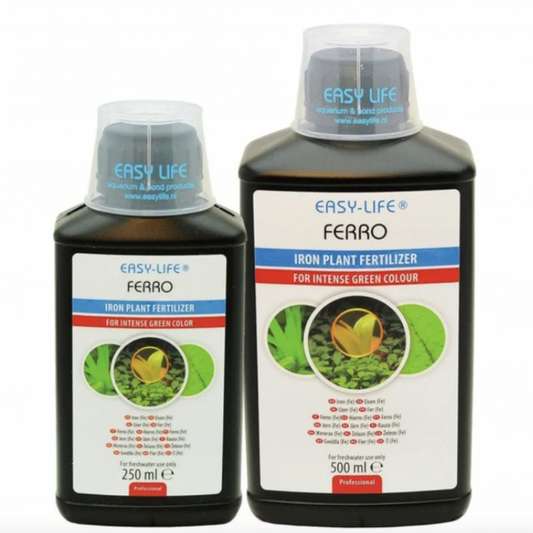 Two bottles of Easy-Life Ferro iron plant fertilizer on a white background