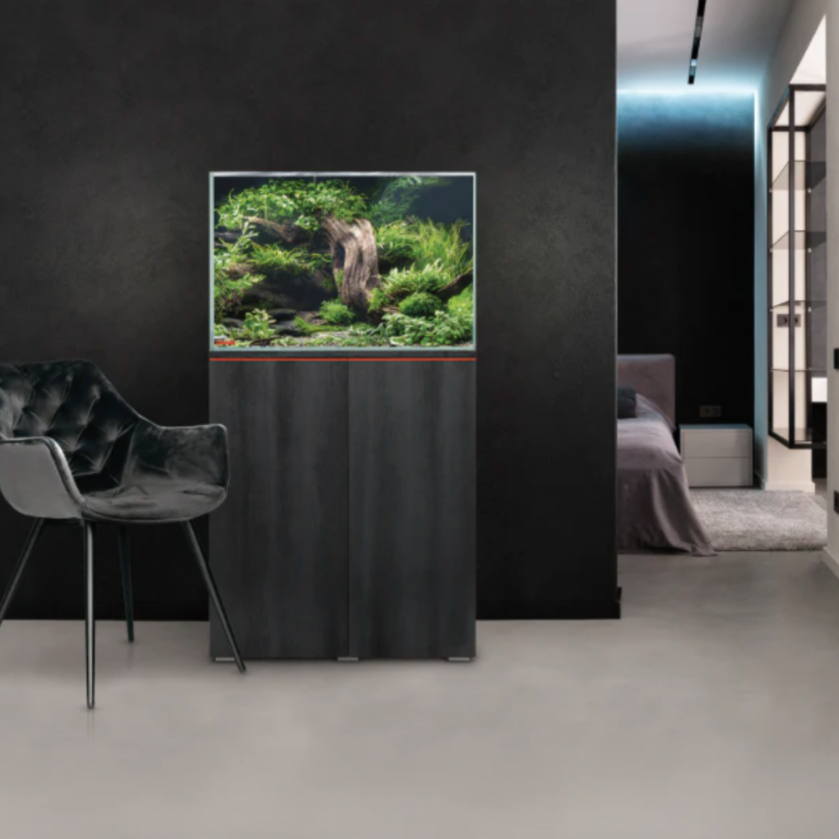 EHEIM Clearscape 73 Including Nero Black Cabinet