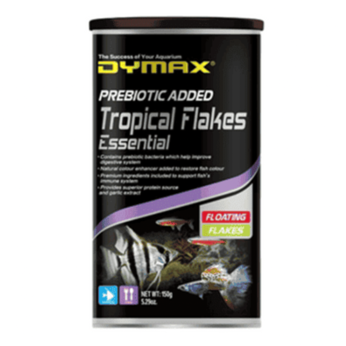 DYMAX TROPICAL FLAKES ESSENTIAL FLOATING FLAKES