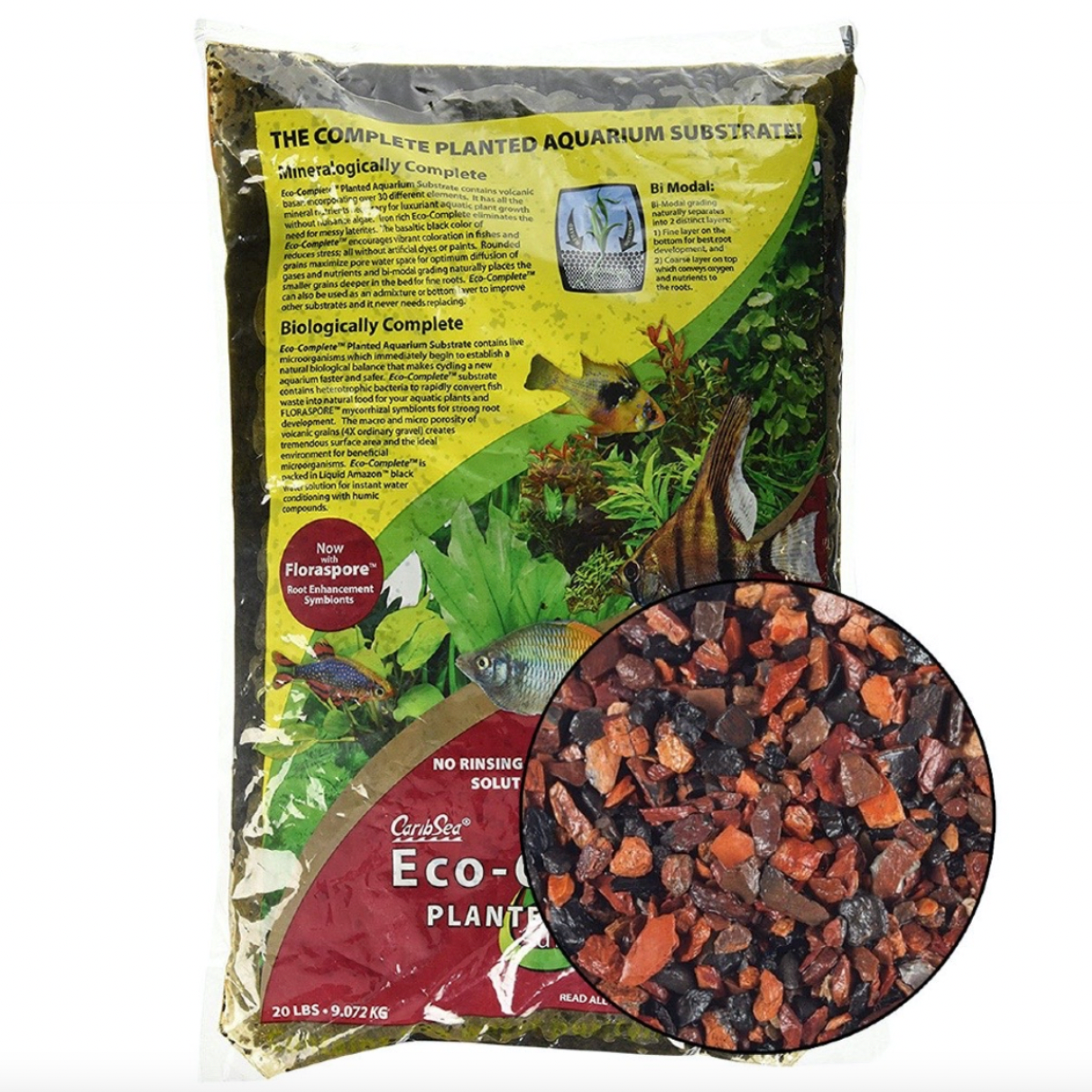 Eco-complete Planted Aquarium Substrate Black 9.1kg