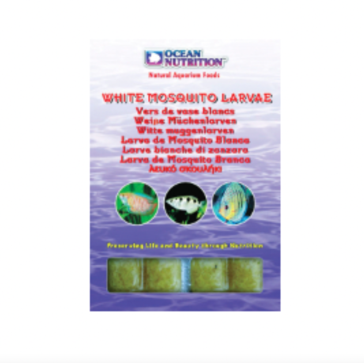 Ocean Nutrition - Frozen White Mosquito Larvae