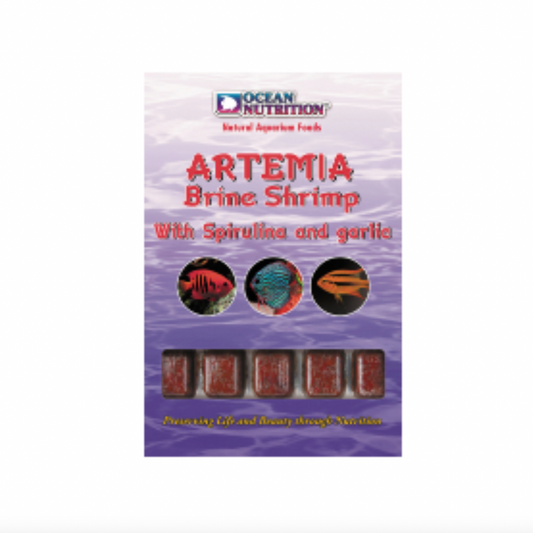 Ocean Nutrition - Frozen Artemia Brine Shrimp with Spirulina & Garlic