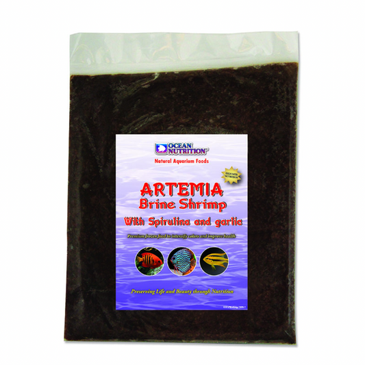 Ocean Nutrition - Frozen Artemia Brine Shrimp with Spirulina & Garlic