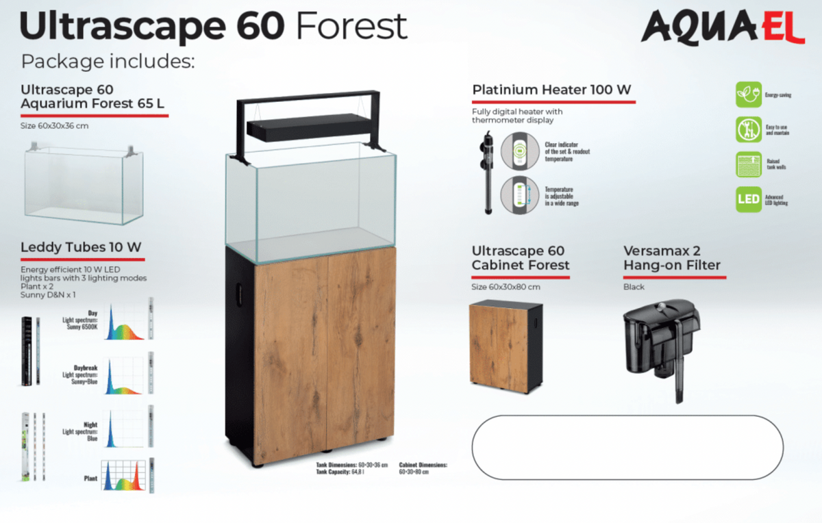 Aquael Ultrascape Forrest Package